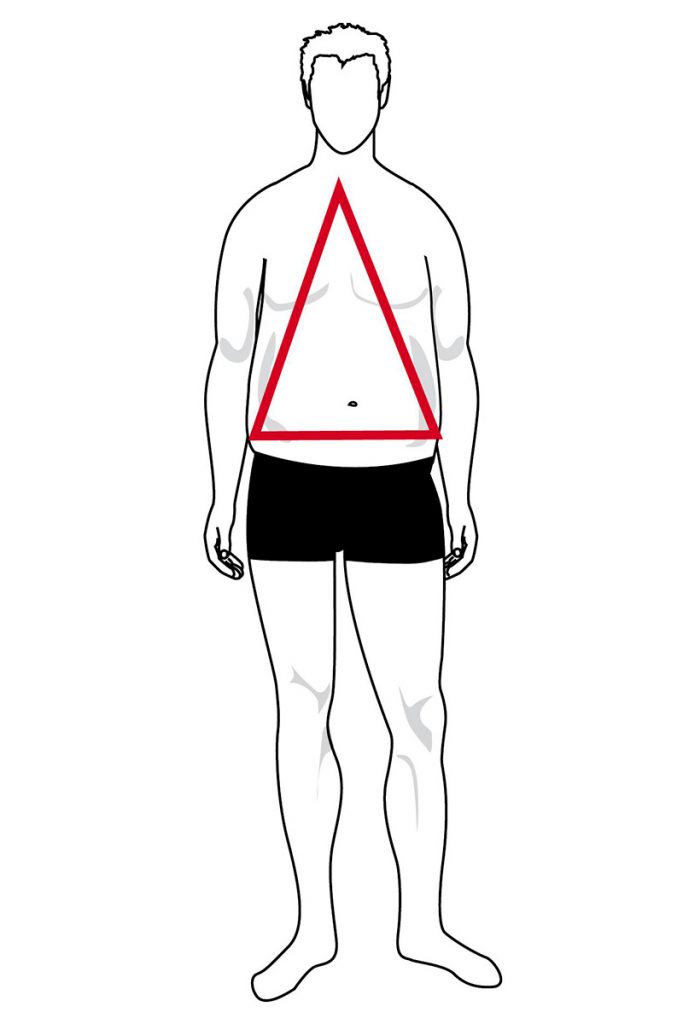جسم المثلث رجل