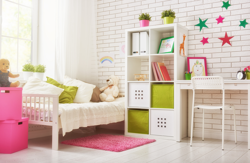 الألوان الزاهية في غرف نوم الأطفال